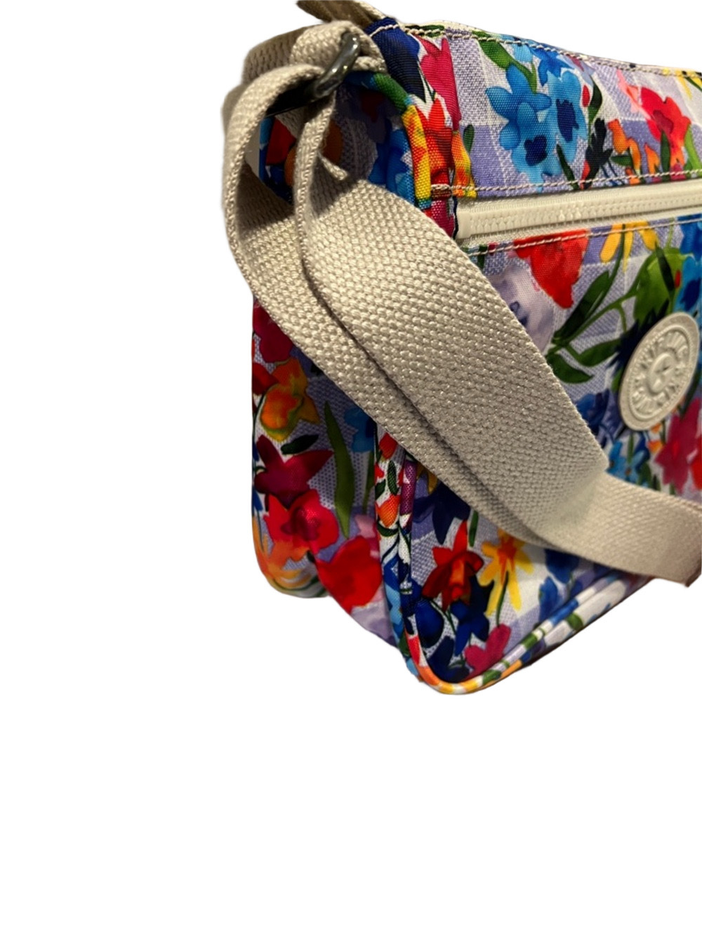 Kipling Multicolor Floral Crossbody Shoulder Bag - Like New - Picture 5 of 14